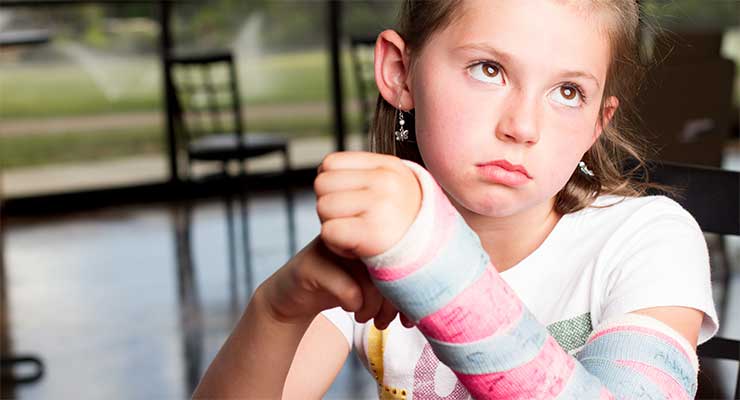 How to care for your kid's cast without going insane